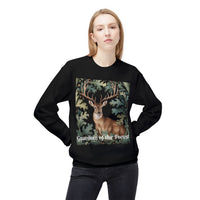 Load image into Gallery viewer, Stag Fleece Sweatshirt - Majestic Image of a Stag in the Forrest