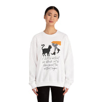 Load image into Gallery viewer, Halloween Black Cat Unisex Crewneck Sweatshirt - Southern Witch Vibes
