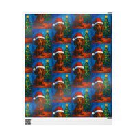 Load image into Gallery viewer, Dachshund Christmas Wrapping Paper — Cute Sausage Dog Holiday Gift Wrap