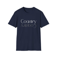 Load image into Gallery viewer, Country Reflection T-Shirt — Mirrored Typography Country Music Tee