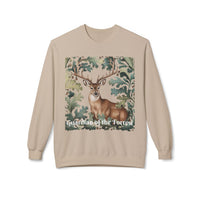 Load image into Gallery viewer, Stag Fleece Sweatshirt - Majestic Image of a Stag in the Forrest