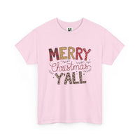 Load image into Gallery viewer, Merry Christmas Y'all T-Shirt — Festive Southern Holiday Tee