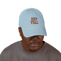 Load image into Gallery viewer, Embroidered Denim Hat SUP Y&#39;ALL
