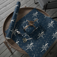 Load image into Gallery viewer, Wrapping Papers - Nutcracker Ballet Snowflake Vintage Christmas Design