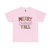 Load image into Gallery viewer, Merry Christmas Y'all T-Shirt — Festive Southern Holiday Tee