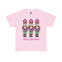Load image into Gallery viewer, Nutcracker Christmas T-Shirt — 'Merry Christmas' Holiday Tee