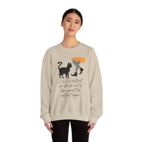 Load image into Gallery viewer, Halloween Black Cat Unisex Crewneck Sweatshirt - Southern Witch Vibes
