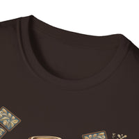 Load image into Gallery viewer, Cowgirl Horse T-Shirt — Western Horseshoe Design