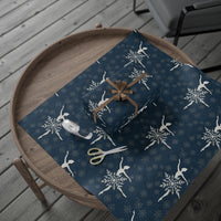 Load image into Gallery viewer, Wrapping Papers - Nutcracker Ballet Snowflake Vintage Christmas Design