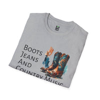 Load image into Gallery viewer, Country Boots and Jeans Unisex T-Shirt
