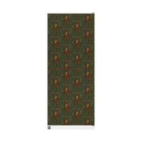 Load image into Gallery viewer, Dancing Christmas Elf William Morris Vintage Wrapping Paper