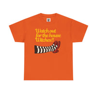 Load image into Gallery viewer, Tee Shirt with Wicked Witch of the West House Scene Design
