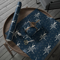 Load image into Gallery viewer, Wrapping Papers - Nutcracker Ballet Snowflake Vintage Christmas Design