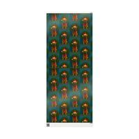 Load image into Gallery viewer, Wrapping Paper - French Bull Dog Christmas Design
