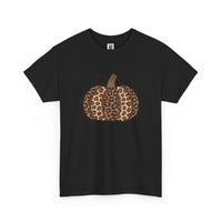 Load image into Gallery viewer, Leopard Print Tee - Whimsical Pumpkin Design
