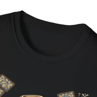Load image into Gallery viewer, Cowgirl Horse T-Shirt — Western Horseshoe Design