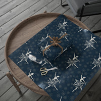 Load image into Gallery viewer, Wrapping Papers - Nutcracker Ballet Snowflake Vintage Christmas Design