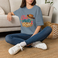 Load image into Gallery viewer, Y'all Ain't Right T-Shirt — Southern Cowgirl Graphic Tee