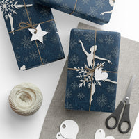 Load image into Gallery viewer, Wrapping Papers - Nutcracker Ballet Snowflake Vintage Christmas Design