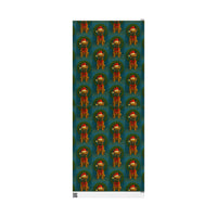 Load image into Gallery viewer, Wrapping Paper - French Bull Dog Christmas Design