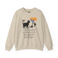 Load image into Gallery viewer, Halloween Black Cat Unisex Crewneck Sweatshirt - Southern Witch Vibes
