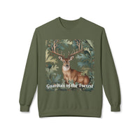Load image into Gallery viewer, Stag Fleece Sweatshirt - Majestic Image of a Stag in the Forrest