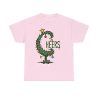 Load image into Gallery viewer, Cheers Christmas Tree T-Shirt — Whimsical Grinch-Style Holiday Tee