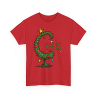 Load image into Gallery viewer, Cheers Christmas Tree T-Shirt — Whimsical Grinch-Style Holiday Tee