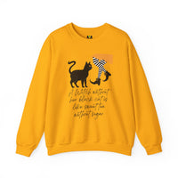 Load image into Gallery viewer, Halloween Black Cat Unisex Crewneck Sweatshirt - Southern Witch Vibes

