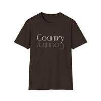 Load image into Gallery viewer, Country Reflection T-Shirt — Mirrored Typography Country Music Tee