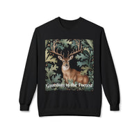 Load image into Gallery viewer, Stag Fleece Sweatshirt - Majestic Image of a Stag in the Forrest