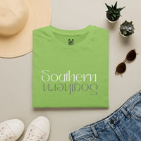 Load image into Gallery viewer, Southern Mirror T‑Shirt — Stylish Reversed Script Tee for Southern Pride