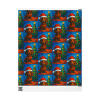 Load image into Gallery viewer, Dachshund Christmas Wrapping Paper — Cute Sausage Dog Holiday Gift Wrap