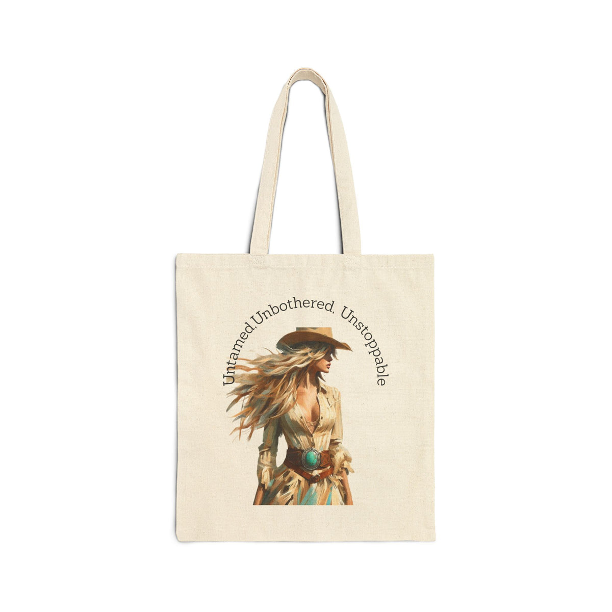 Canvas Tote Bag - Unstoppable Design
