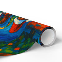 Load image into Gallery viewer, Dachshund Christmas Wrapping Paper — Cute Sausage Dog Holiday Gift Wrap