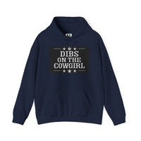Load image into Gallery viewer, Dibs on the Cowgirl Hoodie for the man with a plan.
