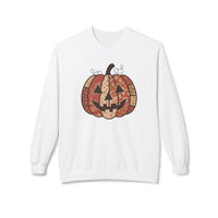 Load image into Gallery viewer, Traditional Fall Color Quilt Pumpkin Face Design
