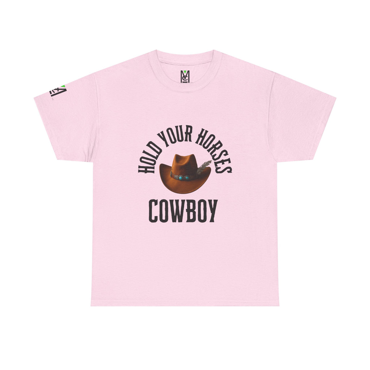 Western Cowboy Unisex Tee - Hold Your Horses Design