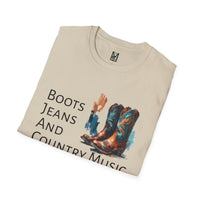 Load image into Gallery viewer, Country Boots and Jeans Unisex T-Shirt
