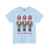 Load image into Gallery viewer, Nutcracker Christmas T-Shirt — 'Merry Christmas' Holiday Tee