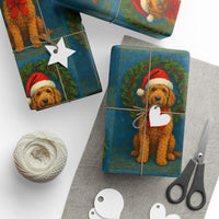 Load image into Gallery viewer, Christmas Labradoodle Wrapping Papers
