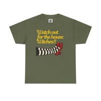Load image into Gallery viewer, Tee Shirt with Wicked Witch of the West House Scene Design
