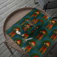 Load image into Gallery viewer, Wrapping Paper - French Bull Dog Christmas Design
