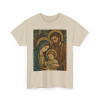 Load image into Gallery viewer, Nativity Holy Family T-Shirt — Religious Christmas Jesus Mary Joseph Tee