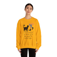 Load image into Gallery viewer, Halloween Black Cat Unisex Crewneck Sweatshirt - Southern Witch Vibes
