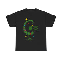 Load image into Gallery viewer, Cheers Christmas Tree T-Shirt — Whimsical Grinch-Style Holiday Tee
