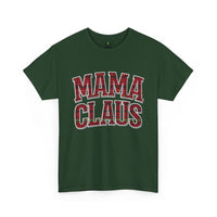 Load image into Gallery viewer, Mama Claus Plaid T-Shirt — Christmas Mom Holiday Tee