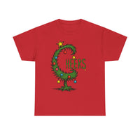 Load image into Gallery viewer, Cheers Christmas Tree T-Shirt — Whimsical Grinch-Style Holiday Tee