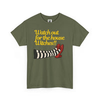 Load image into Gallery viewer, Tee Shirt with Wicked Witch of the West House Scene Design

