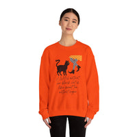 Load image into Gallery viewer, Halloween Black Cat Unisex Crewneck Sweatshirt - Southern Witch Vibes
